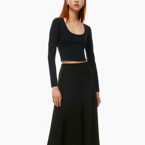 Aritzia Contour Scoop-neck long sleeves
